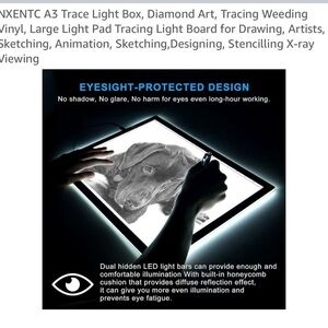 A3 LED Light Pad - Black
